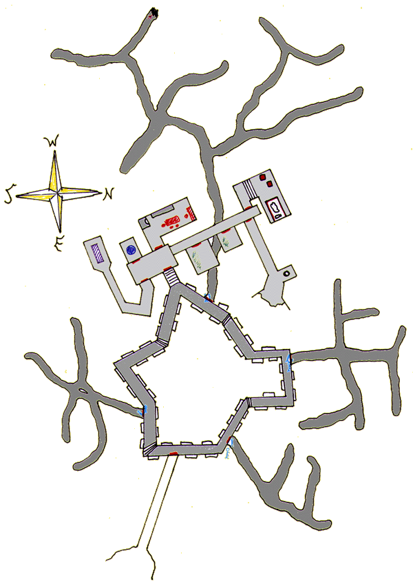 Karte der Höhle